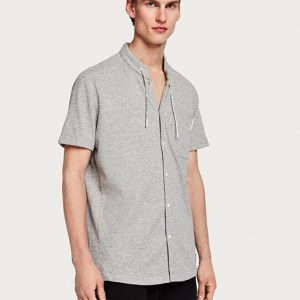 Grey Short Sleeved Shirt Club